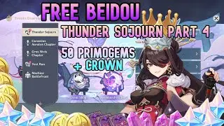 FREE BEIDOU Event Guide (+50 Primogems) - Thunder Sojourn Part 4