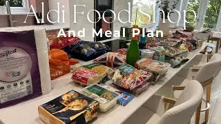 ALDI WEEKLY FOOD SHOP | GROCERY HAUL & MEAL PLAN | Emma Louise