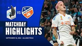 HIGHLIGHTS: FC Cincinnati at Minnesota United FC | September 18, 2024