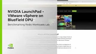 Benchmarking Redis Workloads Lab: VMware vSphere on NVIDIA BlueField DPU