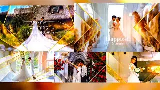 4KVideo Particle Wedding Slideshow Green Screen{2021}