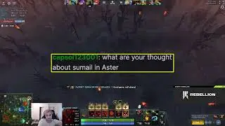 Arteezy's thoughts on Sumail playing in China with Aster