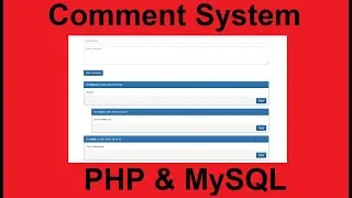 Build Live Comment System using PHP & MySQL - PHP Project