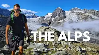 Is this THE HIMALAYAS OF EUROPE?! | Hiking Swiss Alpine Passes Trail | Switzerland 4K