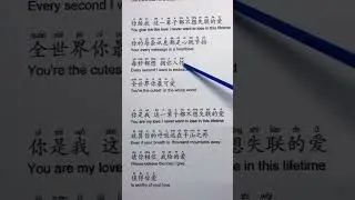 Learn Chinese with songs, pinyin & English lyrics