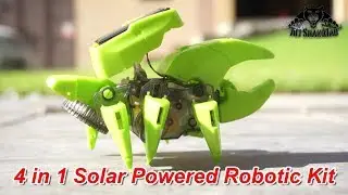 4 in 1 Solar Powered Robotics Kit Provides Children STEM Learning