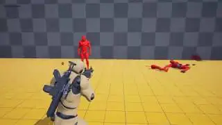 UE4 multiple rotation and stance dismember testing per limb type