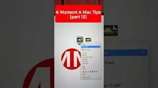 One Moment A Mac Tips (pt13): Shrink Your Files with One-Click!!!! 