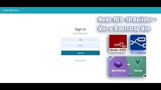 Node-RED UIBuilder - Part 8.1 - Token based Login  with Session