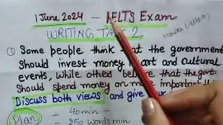 ielts writing task2 Discuss both views  and give your opinion 1 June 2024 ielts exam writing task2