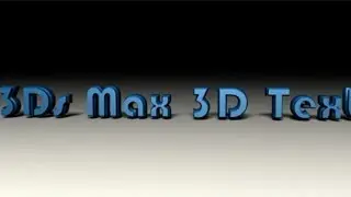 3D Text Animation 3Ds Max | 3D Text 3Ds Max