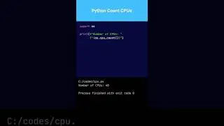 Python Counting CPU