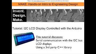 Tutorial: I2C Bus LCD Display controlled with the Arduino