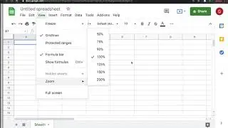 How to set the default zoom level in Google Sheets (and anything else!)