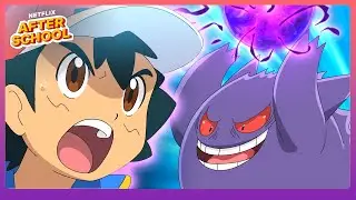 Gengar to the Max: Ash’s Prankster Pokemon Rises! 😈 Pokémon Journeys | Netflix After School