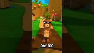 day 1 vs day 100 in super bear adventure
