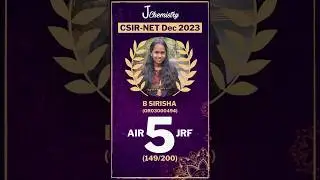 J Chemistry NET Result 2023 | CSIR NET Dec 2023 | AIR 5 JRF