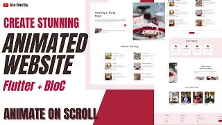 Create Stunning Animated Websites with Flutter and BLoC | Animate on Scroll Tutorial | Part-2