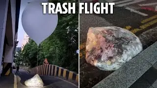 LIVE: North Koreans launch trash balloons towards South Korea
