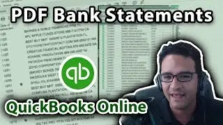 Import PDF Bank Statements into QuickBooks Online