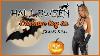 HALLOWEEN COSTUMES TRY ON HAUL FROM DOLLS KILL | REVIEW🎃🤡👻