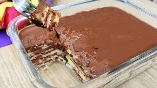 Easier than you can think of Like Cake! Dessert for $3 Without cream, pastries and gelatin Quick des