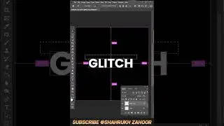 Glitch Text Effect in Photoshop: Transform Your Text in Seconds!