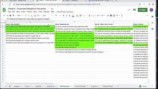 Curriculum Mapping:  Custom Add-on for Inserting Standards