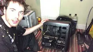 Installing computer components to the new Gaming case.