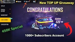 Top Up Event Giveaway 😃| FreeFire Max 