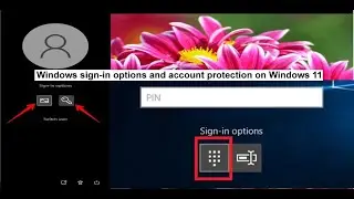 Windows sign-in options and account protection on Windows 11