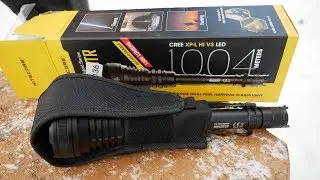 POWERFUL LED FLASHLIGHT FROM ALIEXPRESS NITECORE MH40GTR XP-L HI V3 REVIEW AND TEST