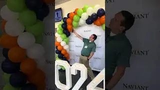 Safe to say the balloon arch was a crowd pleaser at our in-person event last week!🎈#naviant #shorts