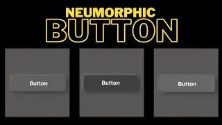 Learn how to make neumorphic button in two three step in figma #figma #tutorial