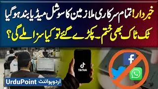 Government Employees Ke Social Media Use Par Ban Lag Gaya - TikTok Use Karne Par Kiya Saza Mile Gi?