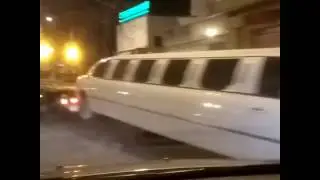 На Новой Сортировке добычей эвакуатора стал лимузин