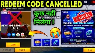 Redeem Code Cancelled 😭 | Free Fire Battle Arena Redeem Code | Redeem Code Today Free Fire