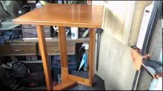 Деревянный столик  - маленькое продолжение