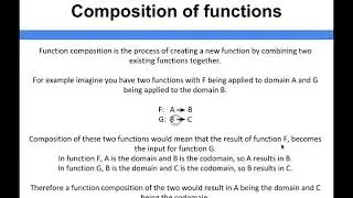 Functional Programming - Composition of functions