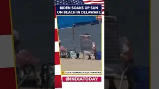 US President Joe Biden Soaks Up Sun At The Beach | US Election News