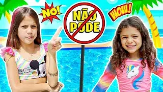 Regras de conduta Para Crianças na piscina New Rules of Conduct - Jessica Sousa