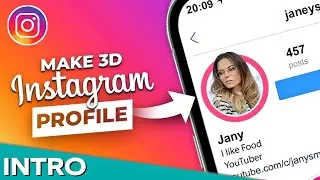 Instagram Page Promotion 3D intro Tutorial || How to make Professional Intro on Mobile
