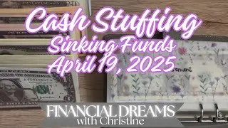 2nd April Paycheck Cash Stuffing | High Priority Sinking Funds Envelopes #cashstuffing #sinkingfunds