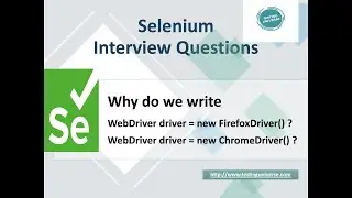 Why do we write WebDriver driver = new FirefoxDriver() | Why WebDriver driver = new ChromeDriver()