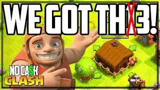 OMG WE DID IT! Town Hall 3! Clash of Clans No Cash Clash #2