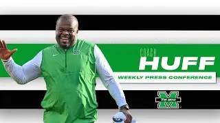 Marshall Football: Charles Huff Weekly Press Conference (Week 4 Ohio State)