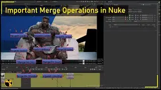 Nuke Merge Node Operations Explained | Important Merge operations in Nuke