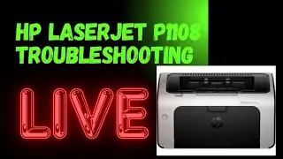 🔴Live HP LaserJet P1108 Printer Troubleshooting 