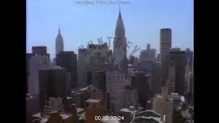 Rooftop Views of Midtown Manhattan, 1990s - Archive Film 1064257