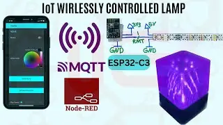 ESP32C3 WS8212 LED Control Over Node Red MQTT Broker